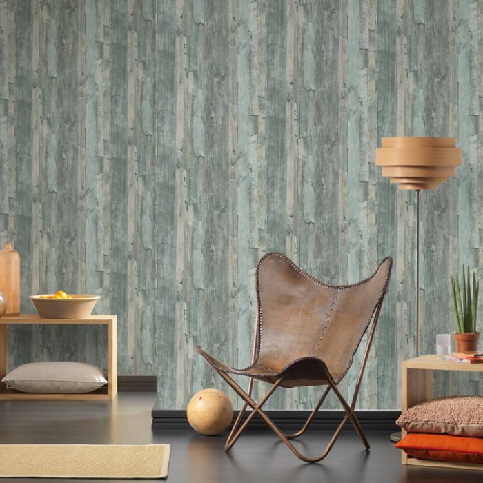 Tαπετσαρία Τοίχου A.S. Creation «Elements II» 0.53x10.05m «Wood, Cottage, Green» 954055