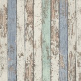 Tαπετσαρία Τοίχου A.S. Creation «Elements II» 0.53x10.05m «Wood, Cottage, Blue, Brown, White» 959141