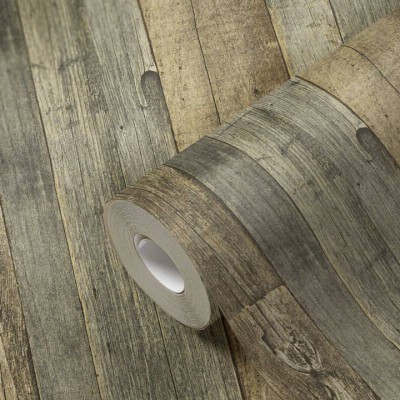 Tαπετσαρία Τοίχου A.S. Creation «Elements II» 0.53x10.05m «Wood, Cottage, Brown, Cream, Yellow» 959313