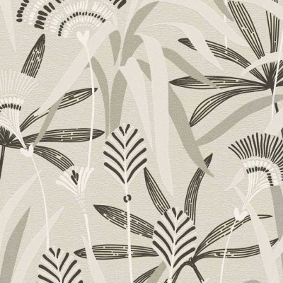 Tαπετσαρία Τοίχου A.S. Creation «French Affair» collection 0.53x10.05m «Floral, Beige, Black, Grey, Taupe» 399361