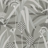 Tαπετσαρία Τοίχου A.S. Creation «French Affair» collection 0.53x10.05m «Floral, Black, Grey, Turquoise, White» 399362