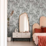 Tαπετσαρία Τοίχου A.S. Creation «French Affair» collection 0.53x10.05m «Floral, Black, Grey, Turquoise, White» 399362