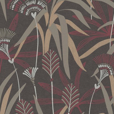 Tαπετσαρία Τοίχου A.S. Creation «French Affair» collection 0.53x10.05m «Floral, Beige, Black, Copper, Cream» 399364