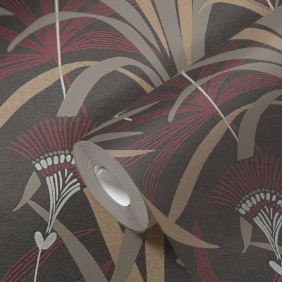 Tαπετσαρία Τοίχου A.S. Creation «French Affair» collection 0.53x10.05m «Floral, Beige, Black, Copper, Cream» 399364