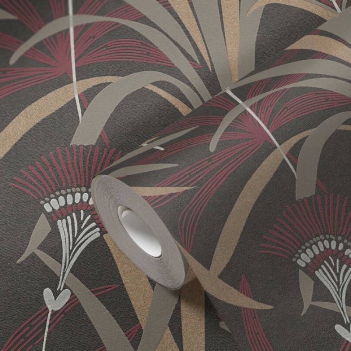Tαπετσαρία Τοίχου A.S. Creation «French Affair» collection 0.53x10.05m «Floral, Beige, Black, Copper, Cream» 399364