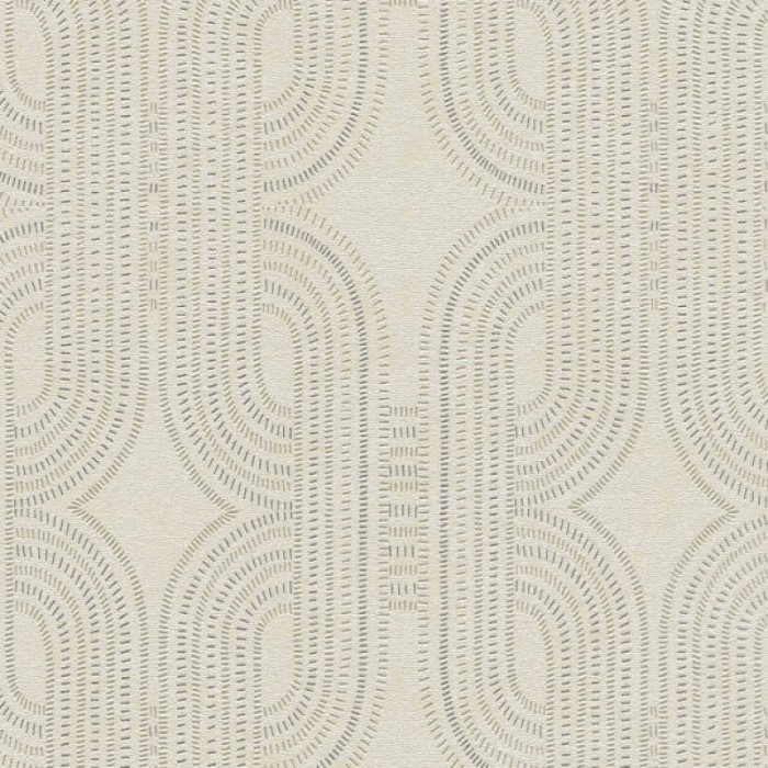 Tαπετσαρία Τοίχου A.S. Creation «French Affair» collection 0.53x10.05m «Graphics, Beige, Gold, Grey, Metallic» 399371