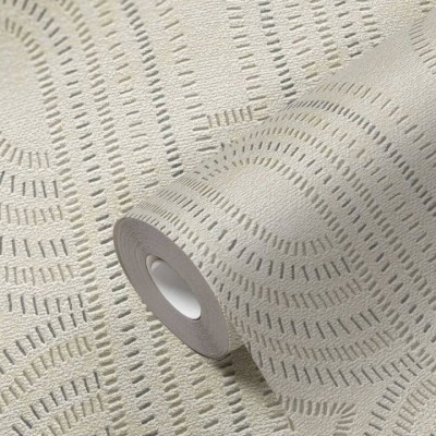 Tαπετσαρία Τοίχου A.S. Creation «French Affair» collection 0.53x10.05m «Graphics, Beige, Gold, Grey, Metallic» 399371