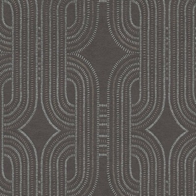 Tαπετσαρία Τοίχου A.S. Creation «French Affair» collection 0.53x10.05m «Graphics, Black, Brown, Silver, White» 399374