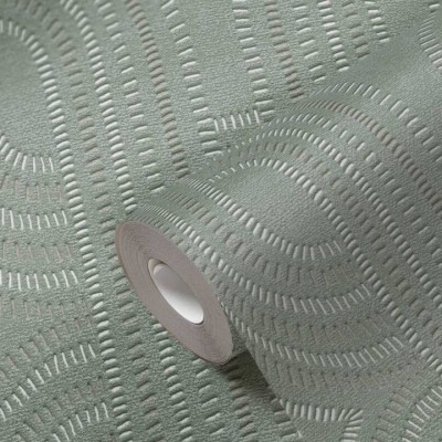 Tαπετσαρία Τοίχου A.S. Creation «French Affair» collection 0.53x10.05m «Graphics, Blue, Brown, Green, Turquoise» 399375