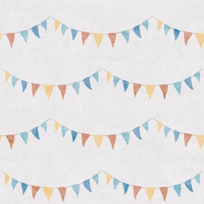 Ταπετσαρία Τοίχου 10.05x0.53m A.S. Création Lilly & Luis «Blue,Colourful,Red» AS771711-0