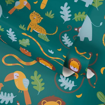 Ταπετσαρία Τοίχου 0.53x10.05m A.S. Création Little Love «Child motif, Blue, Brown, Yellow» 381151