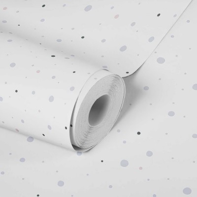 Ταπετσαρία Τοίχου 0.53x10.05m A.S. Création Little Love «Child motif, Grey, Pink, White» 381163