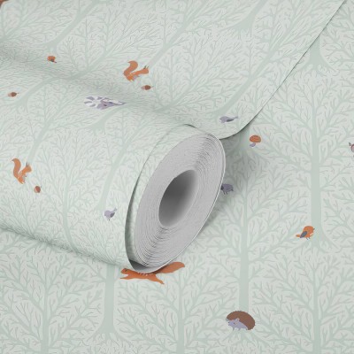 Ταπετσαρία Τοίχου 0.53x10.05m A.S. Création Little Love «Brown, Green, Grey» 381192