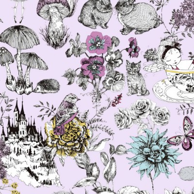 Ταπετσαρία Τοίχου 0.53x10.05m A.S. Création Little Love «Black, Colourful, Pink» 381203