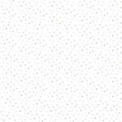 Ταπετσαρία Τοίχου 0.53x10.05m A.S. Création Little Love «Grey, Pink, White» 381241