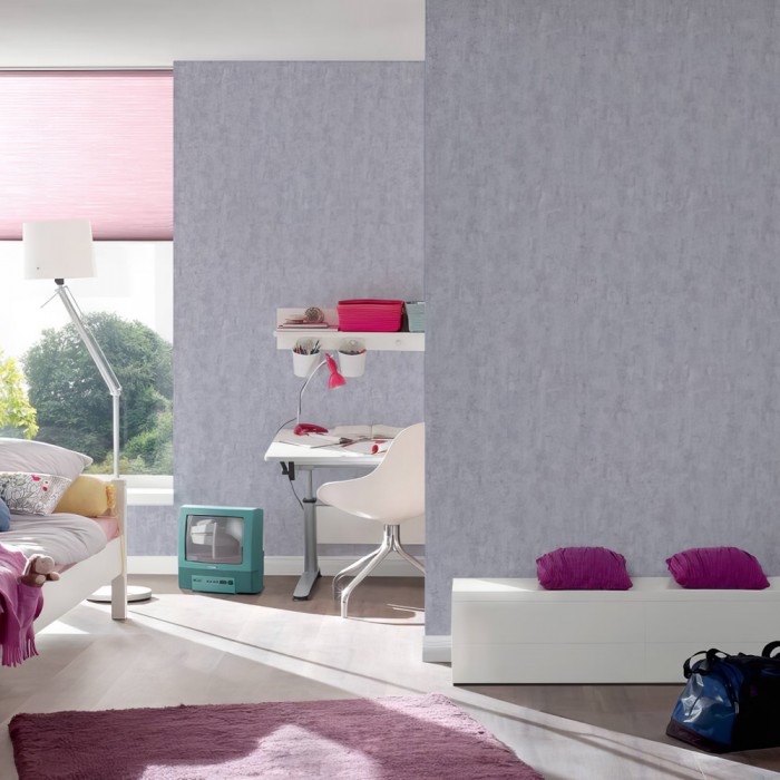 Ταπετσαρία Τοίχου 0.53x10.05m A.S. Création Little Love «Uni, Grey» 381321