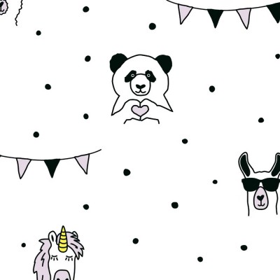 Ταπετσαρία Τοίχου 0.53x10.05m A.S. Création Little Love «Black, Pink, White» 381381