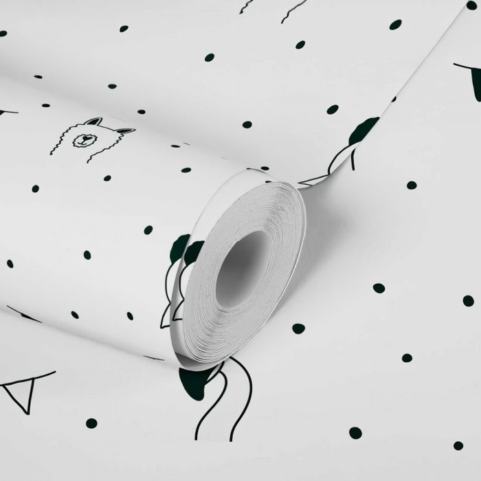 Ταπετσαρία Τοίχου 0.53x10.05m A.S. Création Little Love «Black, White» 381382