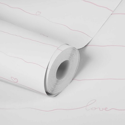 Ταπετσαρία Τοίχου 0.53x10.05m A.S. Création Little Love «Pink, White» 381402