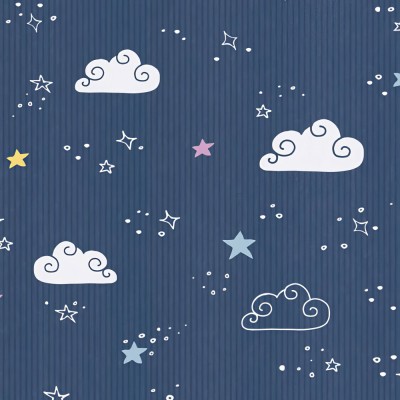 Ταπετσαρία Τοίχου 0.53x10.05m A.S. Création Little Love «Blue, White, Yellow» 381411