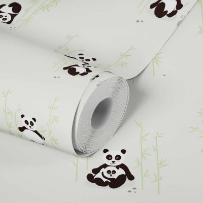 Ταπετσαρία Τοίχου 0.53x10.05m A.S. Création Little Love «Black, Green, White» 381421