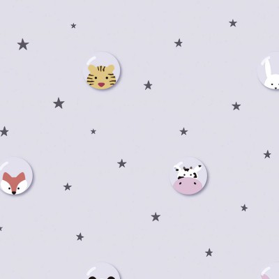 Ταπετσαρία Τοίχου 0.53x10.05m A.S. Création Little Love «Black, Colourful, Grey» 381431