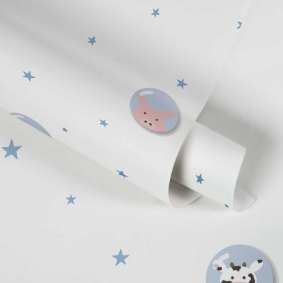 Ταπετσαρία Τοίχου 0.53x10.05m A.S. Création Little Love «Blue, Colourful, White» 381433