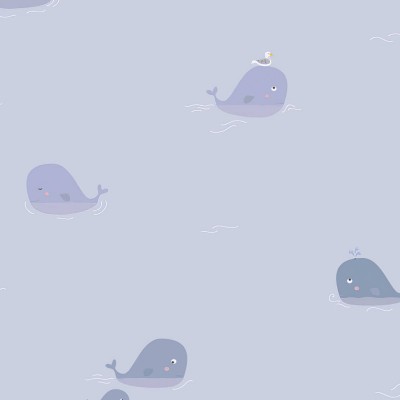 Ταπετσαρία Τοίχου 0.53x10.05m A.S. Création Little Love «Blue, Grey» 381441