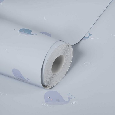 Ταπετσαρία Τοίχου 0.53x10.05m A.S. Création Little Love «Blue, Grey» 381441