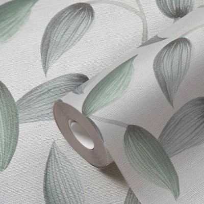 Tαπετσαρία Τοίχου A.S. Creation «PintWalls II» 0.53x10.05m «Floral, Green, Grey, White» 397452