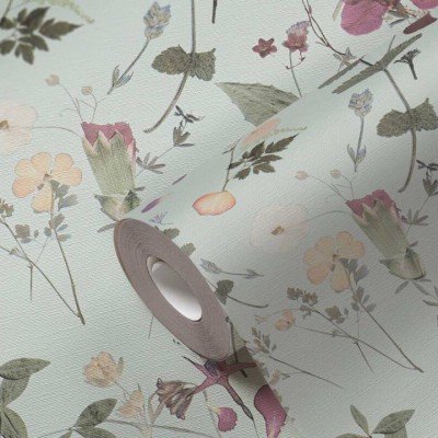 Tαπετσαρία Τοίχου A.S. Creation «PintWalls II» 0.53x10.05m «Floral, Green, Grey, Purple, Turquoise» 397463