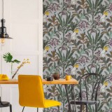 Tαπετσαρία Τοίχου A.S. Creation «PintWalls II» 0.53x10.05m «Floral, Beige, Cream, Green, Grey» 397483