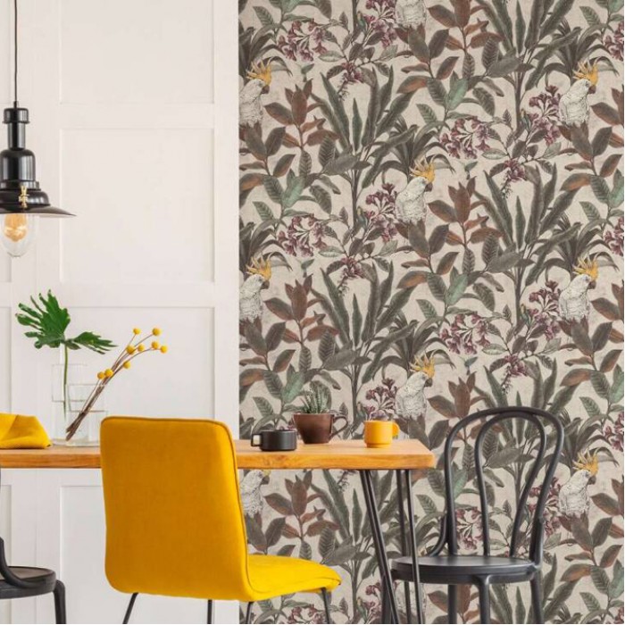 Tαπετσαρία Τοίχου A.S. Creation «PintWalls II» 0.53x10.05m «Floral, Beige, Cream, Green, Pink» 397484