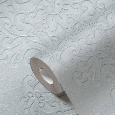 Tαπετσαρία Τοίχου A.S. Creation «Pure Elegance» 0.53x10.05m «Baroque, Blue, Green, Grey, Silver» 397653