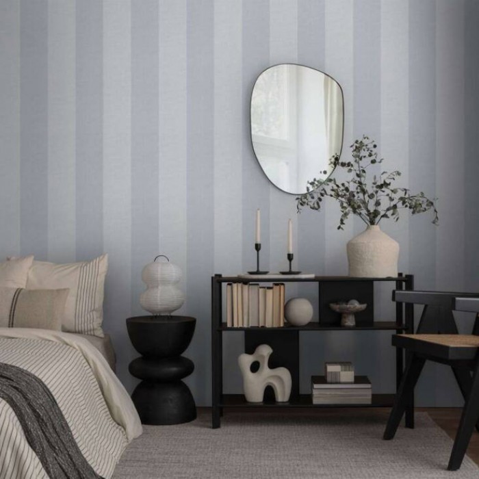 Tαπετσαρία Τοίχου A.S. Creation «Pure Elegance» 0.53x10.05m «Stripes, Grey» 397997