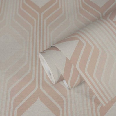 Ταπετσαρία Τοίχου 0.53x8.5m A.S. Création Retro Chic «Graphics, Beige, Cream» 395324