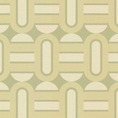 Ταπετσαρία Τοίχου 0.53x8.5m A.S. Création Retro Chic «Graphics, Cream, Green» 395361