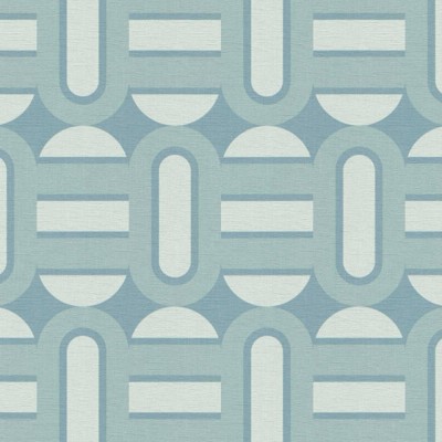 Ταπετσαρία Τοίχου 0.53x8.5m A.S. Création Retro Chic «Graphics, Blue» 395364