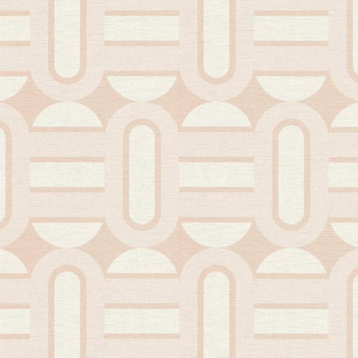 Ταπετσαρία Τοίχου 0.53x8.5m A.S. Création Retro Chic «Graphics, Beige, Pink, White» 395365