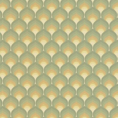 Ταπετσαρία Τοίχου 0.53x8.5m A.S. Création Retro Chic «Graphics, Brown, Green, Yellow» 395381