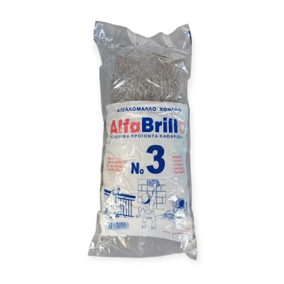 Ατσαλόμαλλο Χονδρό Νο3 100gr Alfa Brill