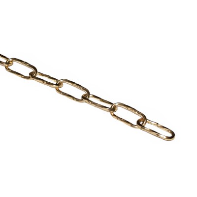 Αλυσίδα Στριφτή με εσωτερικές διαστάσεις κρίκου 38x13x4mm Χρυσή 21863 (Πώληση ανά Μέτρο)