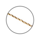 Αλυσίδα Χρυσή 4394 (Πώληση ανά Μέτρο)