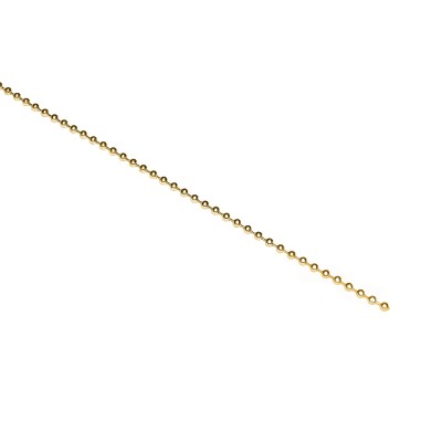 Αλυσιδάκι Μπίλιας με διάμετρο μπίλιας 3mm Χρυσή 4396 (Πώληση ανά Μέτρο)