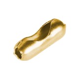 Ενωτικό Κλίπ Αλυσίδας Μπίλιας Χρυσό (1 Τεμάχιο)