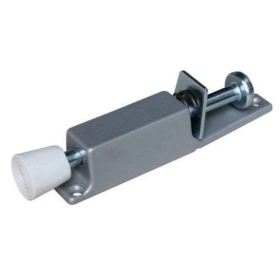 Στοπ Πόρτας Πατητό Μικρό με Ελατήριο Ασημί IBFM art.242