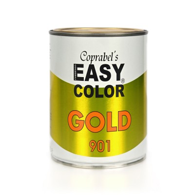 Mεταλλικό Χρώμα με βάση διαλύτη, Έτοιμο προς Χρήση 125ml Χρυσό Coprabel EASY COLOR GOLD 901