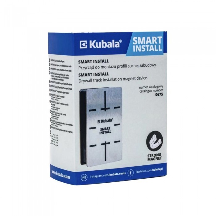 Μαγνήτης Ευθυγράμμισης Γυψοσανίδας Kubala FAST INSTALL 0675