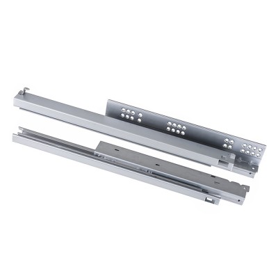 Οδηγός Κρυφός Ξύλινου Συρταριού Ολικής Επέκτασης Με Φρένο 50cm Βάθος Φορτίου 30kg και Κλίπ 6 Ρυθμίσεων D-flex 621BH-500