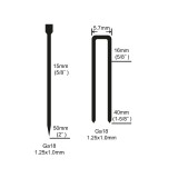 Αεροκαρφωτικό Διχάλων και Καρφιών (Καρφιά 15-50mm - Δίχαλα 16-40mm 18Ga) Ingco ACN50401